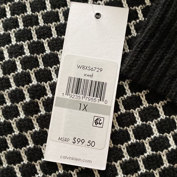 🆕 NWT Calvin Klein Cowl Neck Sweater Sz 1X - Picture 5 of 11